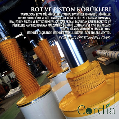 ROD AND PISTON SHAFT BELLOWS