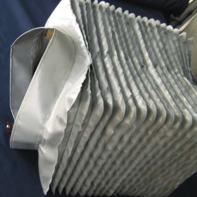 FIREPROOF FABRIC / CLOTH-PROTECTIVE BELLOWS