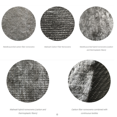 CARBON FIBER NONWOVEN FELT