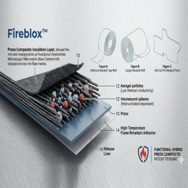 OPAN PREOX CARBON NONWOVEN FELT