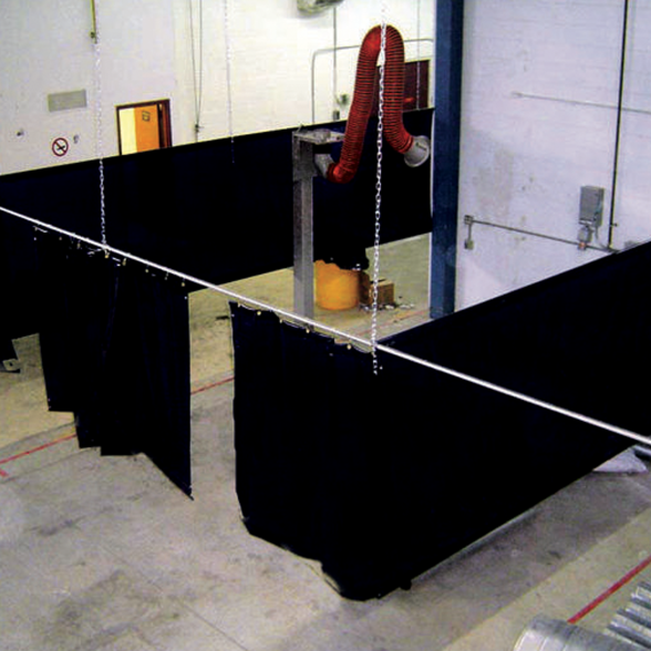 CARBON FABRIC WELDING CURTAIN