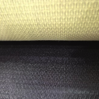BLACK SILICONE COATED PARA ARAMID FABRIC
