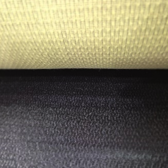 BLACK SILICONE COATED PARA ARAMID FABRIC